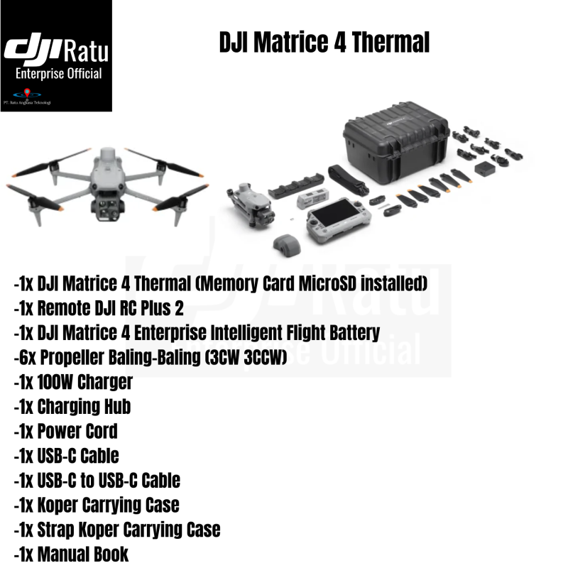 In the box dji matrice 4 thermal