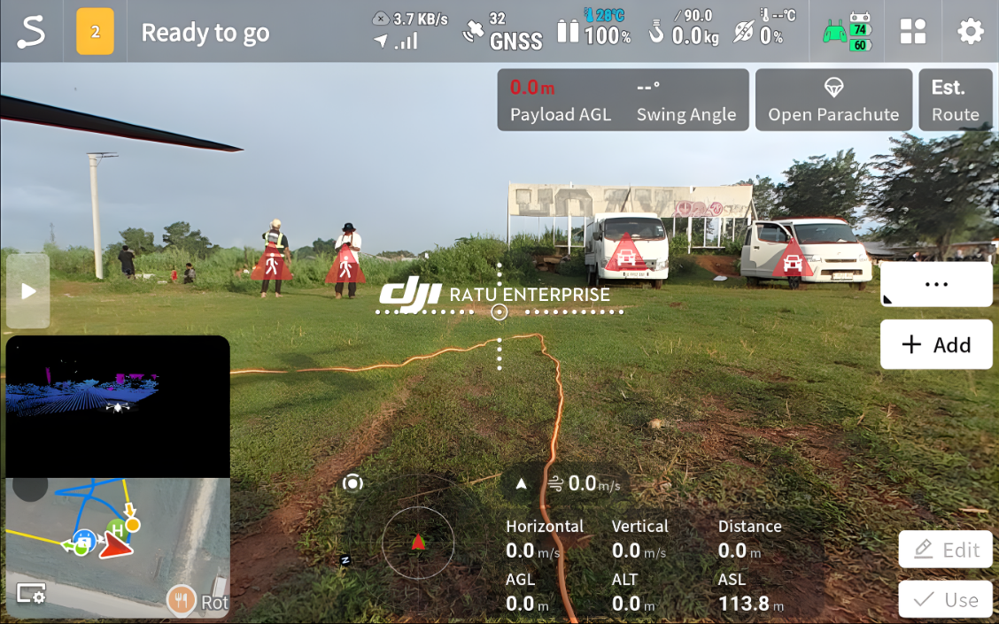 DJI Flycart 100 AR Safety Assistance