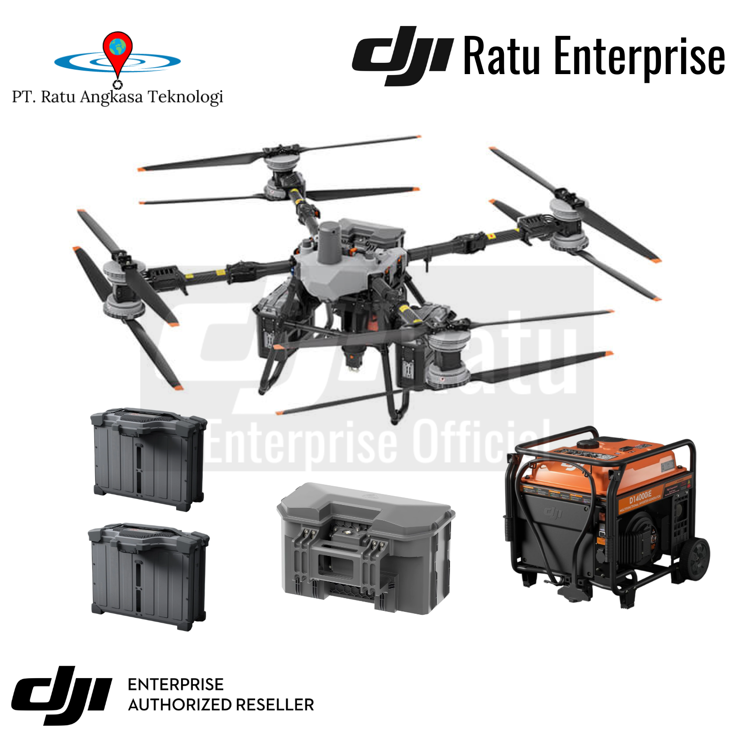DJI FlyCart 100 With Flagship Winch System Generator Combo - Image 2