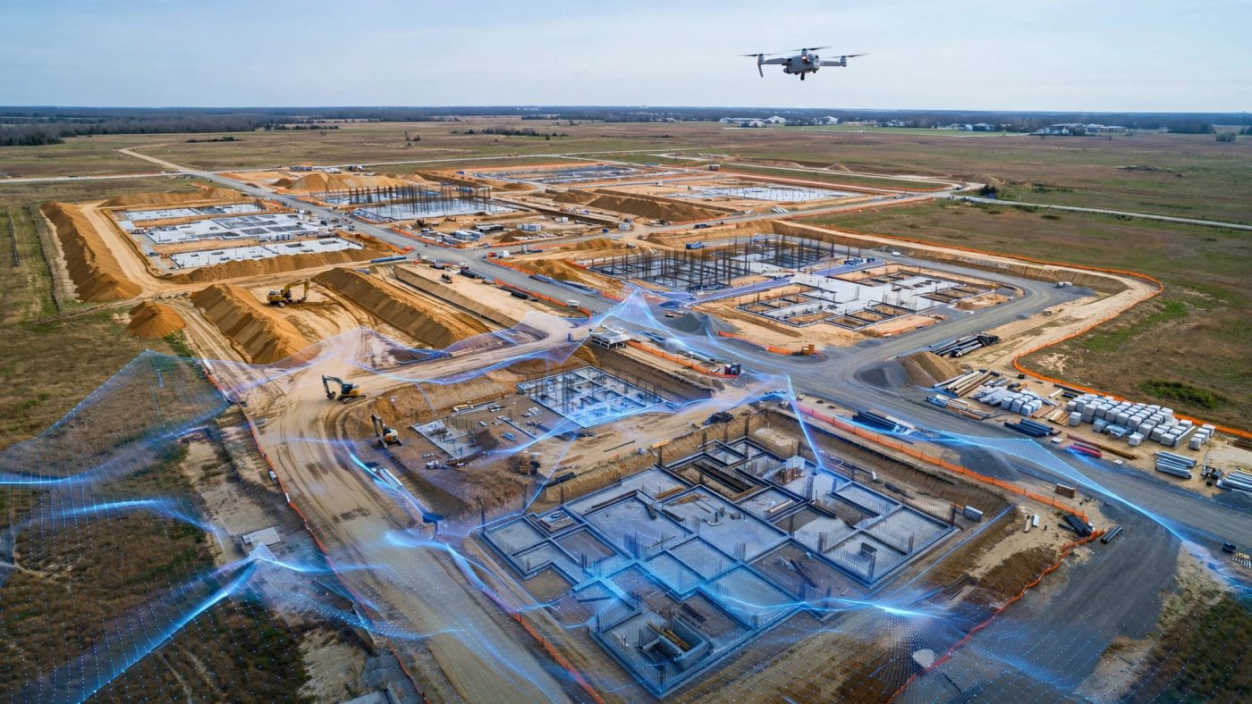 Pemantauan Progres Konstruksi dengan Model 3D Drone