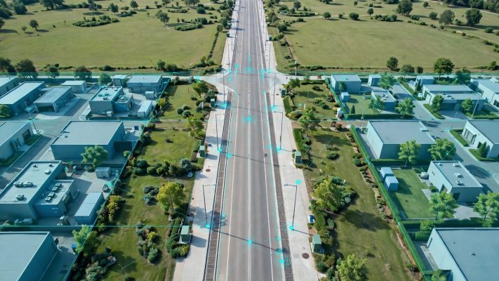 Pemetaan Koridor Jalan dengan Drone untuk Inventarisasi Aset